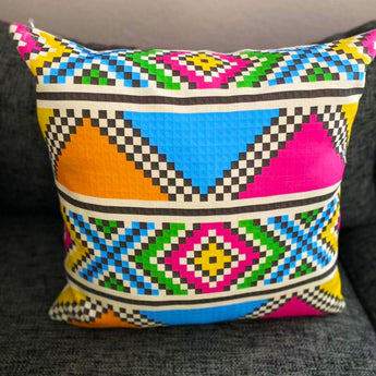 Africa Print Zulu Inspired Square Cushions