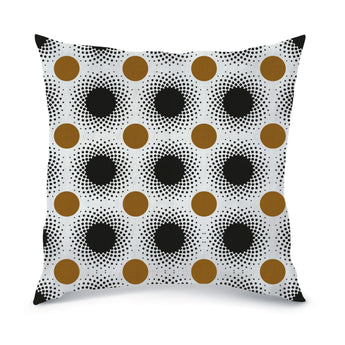 MoTSO DeSIGNED African Print Setswana Inspired Cushions Black and Brown