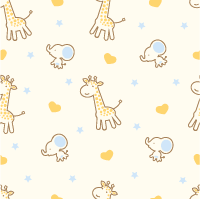Giraffe Children's Wallpaper