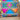 MoTSO DeSIGNED African Print Zulu Beads Inspired Cushions Pink, Orange and Green